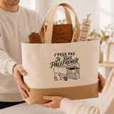 Coffret Cadeau J’peux pas je suis Palefrenier – Sac jute, carnet, stylo, porte-clés et marque-page