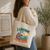 Tote Bag Beige La bretagne c'est ma thérapie