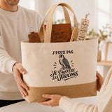Coffret Cadeau J’peux pas je préfère les Faucons – Sac jute, carnet, stylo, porte-clés et marque-page