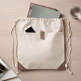 Sac à Dos avec Pochette Avant Beige J’peux pas j’ai couture J'peux pas minimaliste