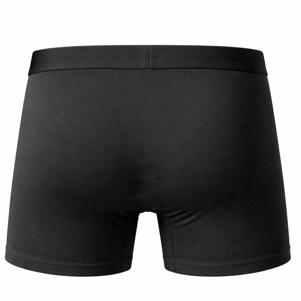 Boxer Homme Être prof de maths c'est la vie – Impression devant – Noir