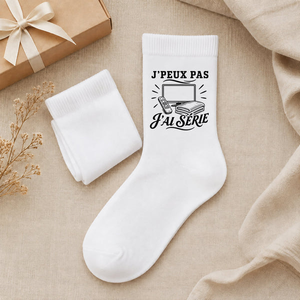 Chaussettes Homme Femme J’peux pas j’ai Série