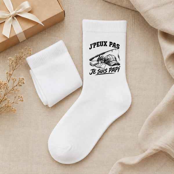 Chaussettes Homme Femme J’peux pas je suis Papi