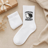 Chaussettes Homme Femme J’peux pas je suis Huissier