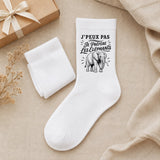 Chaussettes Homme Femme J’peux pas je préfère les Éléphants