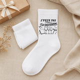 Chaussettes Homme Femme J’peux pas j’ai Dégustation