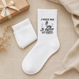 Chaussettes Homme Femme J’peux pas je préfère les Pâtes