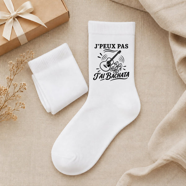 Chaussettes Homme Femme J’peux pas j’ai Bachata