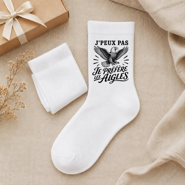 Chaussettes Homme Femme J’peux pas je préfère les Aigles