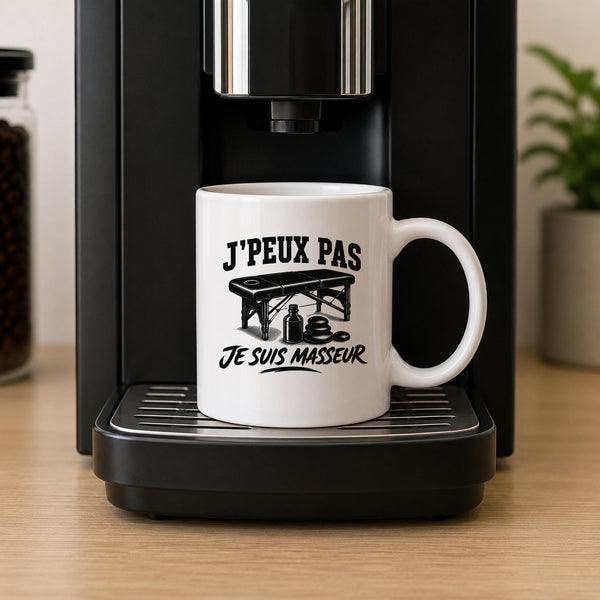 Mug J’peux pas je suis Masseur