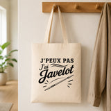 Tote Bag Beige J’peux pas j’ai Javelot