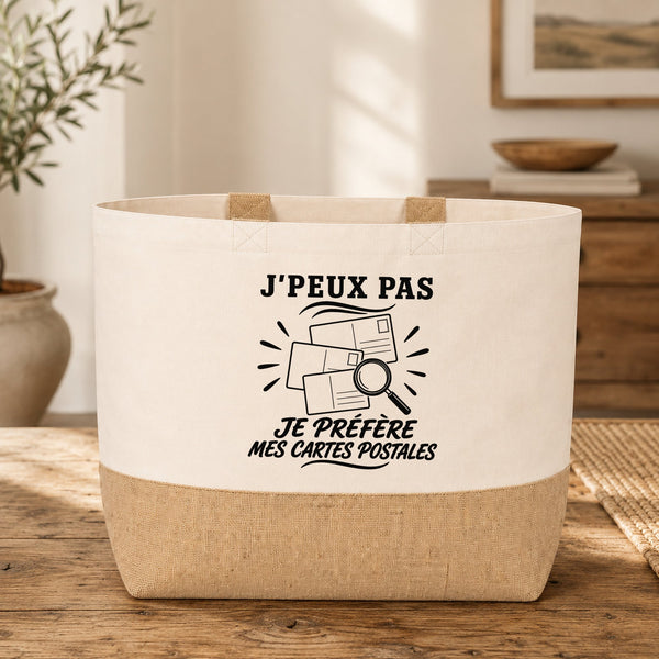 Sac J’peux pas je préfère mes Cartes postales