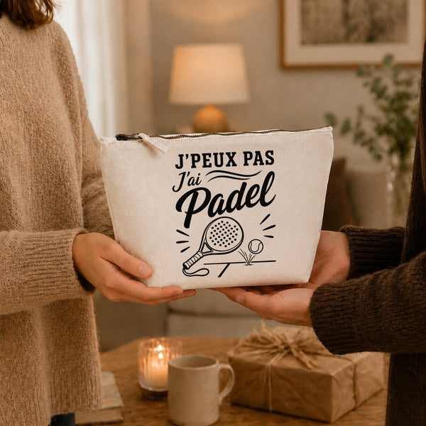 Trousse Beige J’peux pas j’ai Padel