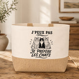 Sac J’peux pas je préfère les Chats