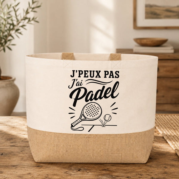Sac J’peux pas j’ai Padel
