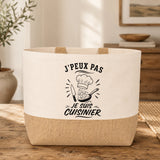Sac J’peux pas je suis Cuisinier