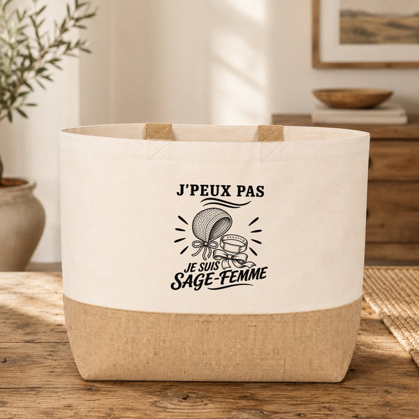 Sac J’peux pas je suis Sage-femme