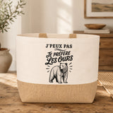 Sac J’peux pas je préfère les Ours