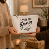 Trousse Beige J’peux pas j’ai Dessin