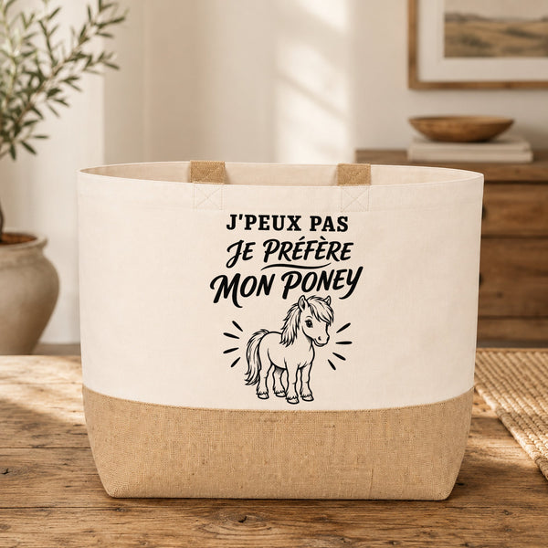 Sac J’peux pas je préfère mon Poney