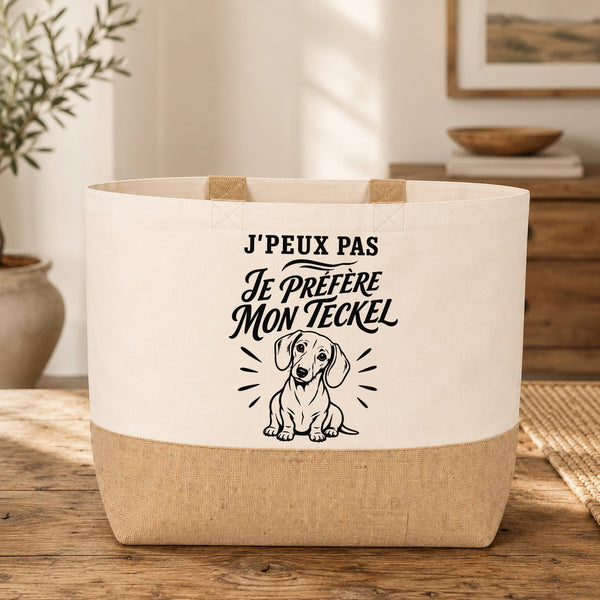 Sac J’peux pas je préfère mon Teckel
