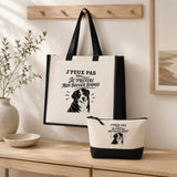 Ensemble Cabas et Trousse J’peux pas je préfère mon Bouvier Bernois