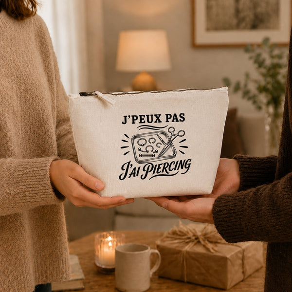 Trousse Beige J’peux pas j’ai Piercing