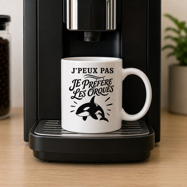 Mug J’peux pas je préfère les Orques