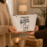 Trousse Beige J’peux pas je préfère mon Cheval