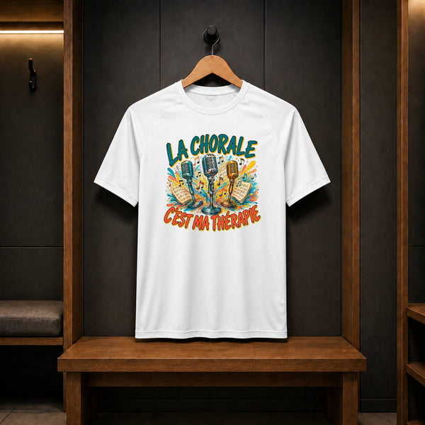 T-shirt de Sport Homme La chorale c'est ma thérapie