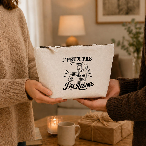 Trousse Beige J’peux pas j’ai Résine