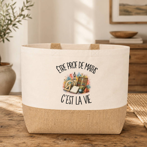 Sac Être prof de maths c'est la vie