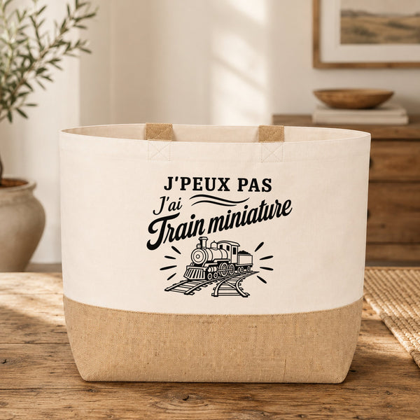Sac J’peux pas j’ai Train miniature – modélisme ferroviaire (train)