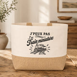 Sac J’peux pas j’ai Train miniature – modélisme ferroviaire (train)