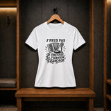 T-shirt de Sport Femme J’peux pas je préfère la Chanson française