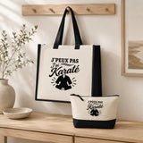 Ensemble Cabas et Trousse J’peux pas j’ai Karaté