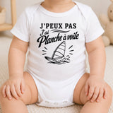 Body Bébé J’peux pas j’ai planche à voile J'peux pas minimaliste