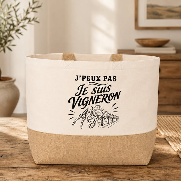 Sac J’peux pas je suis Vigneron