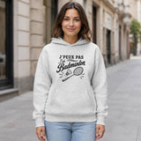 Sweat à Capuche J’peux pas j’ai Badminton