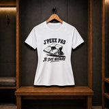 T-shirt de Sport Femme J’peux pas je suis Notaire