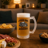Verre à Bière J’peux pas je suis Banquier