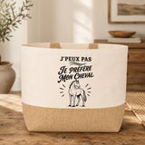 Sac J’peux pas je préfère mon Cheval