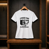 T-shirt de Sport Femme J’peux pas je suis Femme de chambre