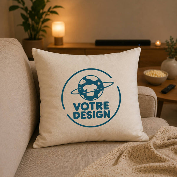 Housse de coussin - Votre design - Planetee