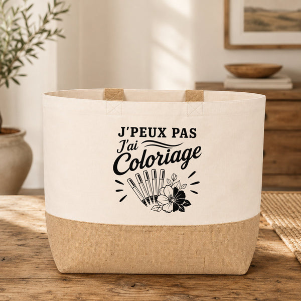 Sac J’peux pas j’ai Coloriage