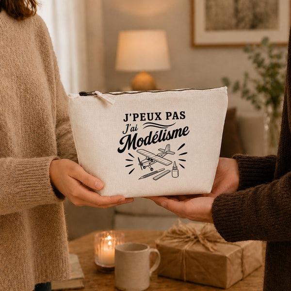 Trousse Beige J’peux pas j’ai Modélisme – modélisme aérien (avion)