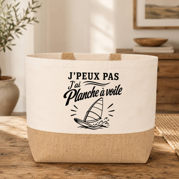 Sac J’peux pas j’ai planche à voile J'peux pas minimaliste