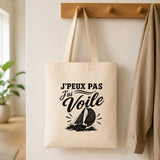 Tote Bag Beige J’peux pas j’ai Voile