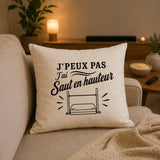 Housse de Coussin J’peux pas j’ai Saut en hauteur