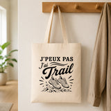 Tote Bag Beige J’peux pas j’ai Trail